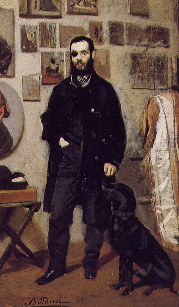 Ritratto di Giuseppe Abbati da Boldini